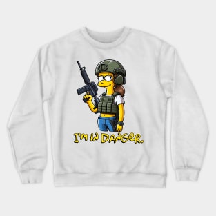 Tactical Yellow People Crewneck Sweatshirt